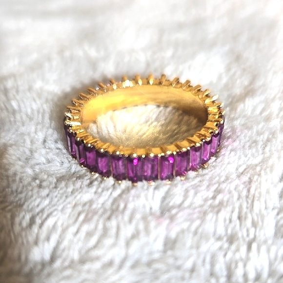 #237 Baublebar Elegant Purple Gemstone Ring - Picture 2 of 6